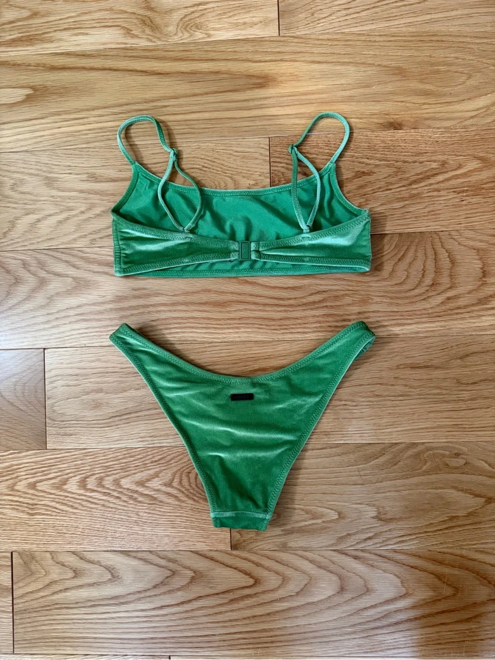 triangl swimwear Green Two-Piece Bralette Bikini Set